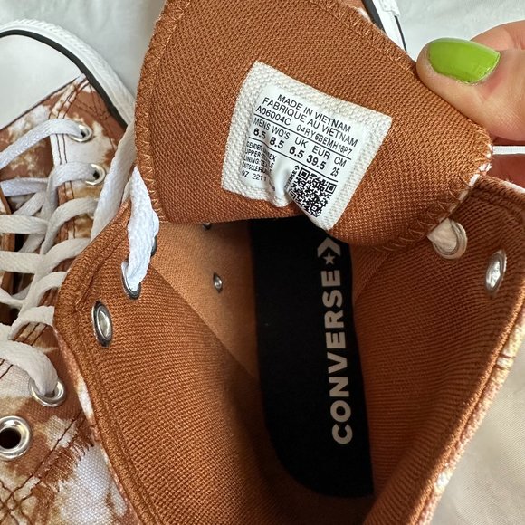 NEW Converse Women Shoes Casual Maple Brown High Top Sneakers - Picture 10 of 10